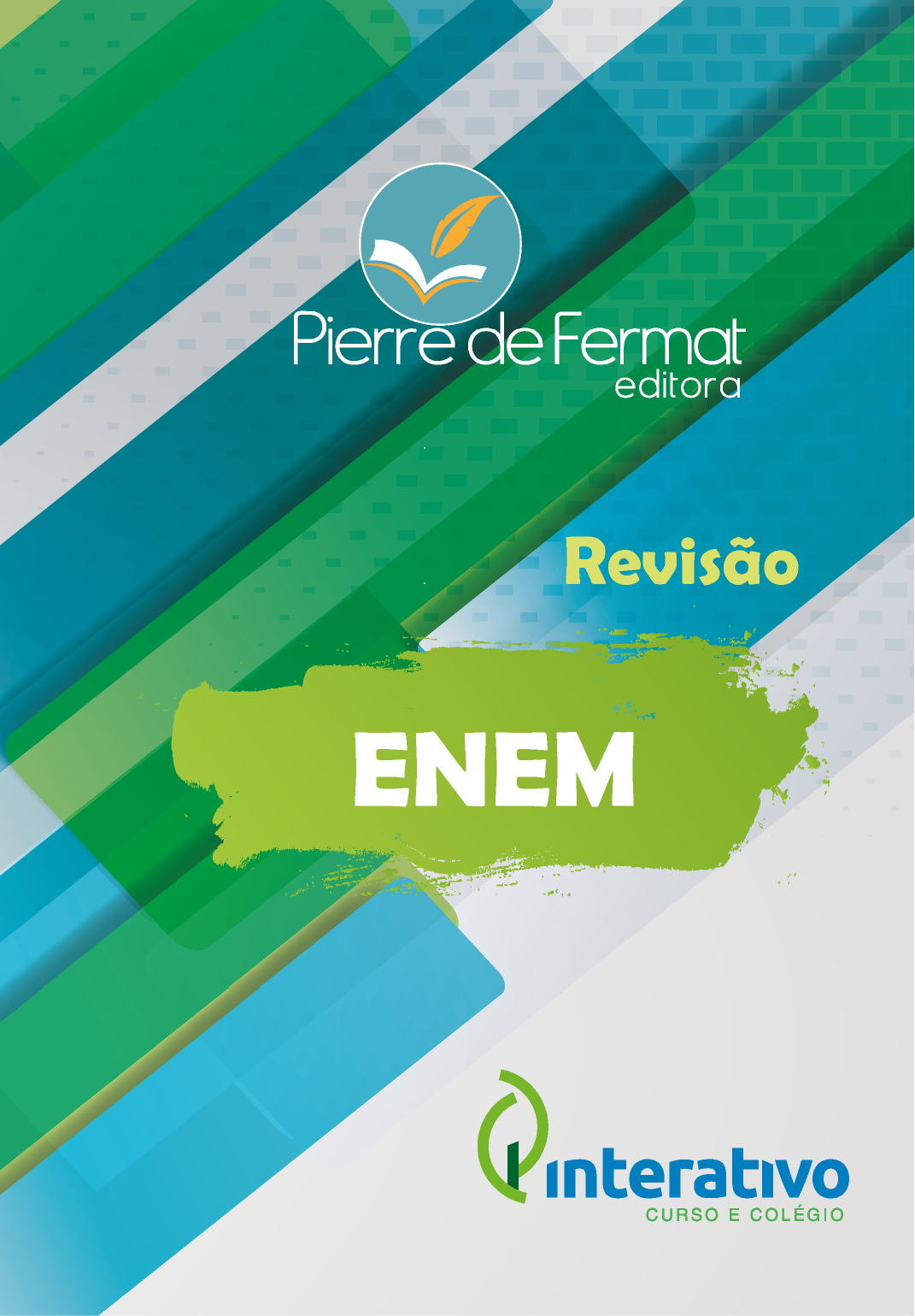 Capa de Material Didático sobre o ENEM diagramado pela MZ Editoração